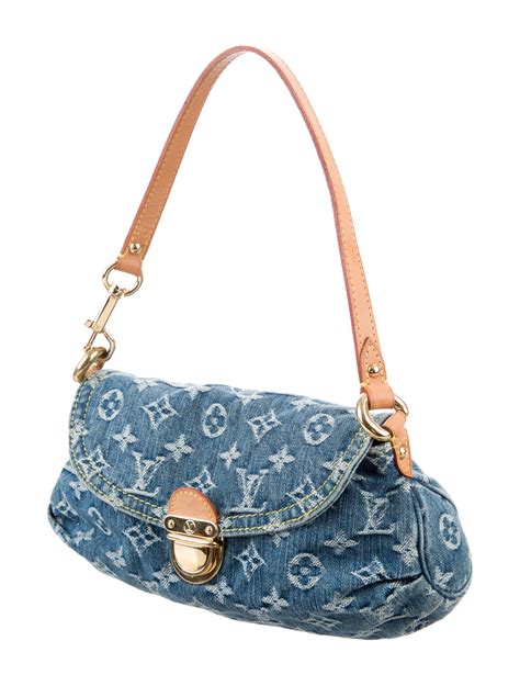 louis vuitton pleaty denim bag dupe|mini pleaty monogram denim bag.